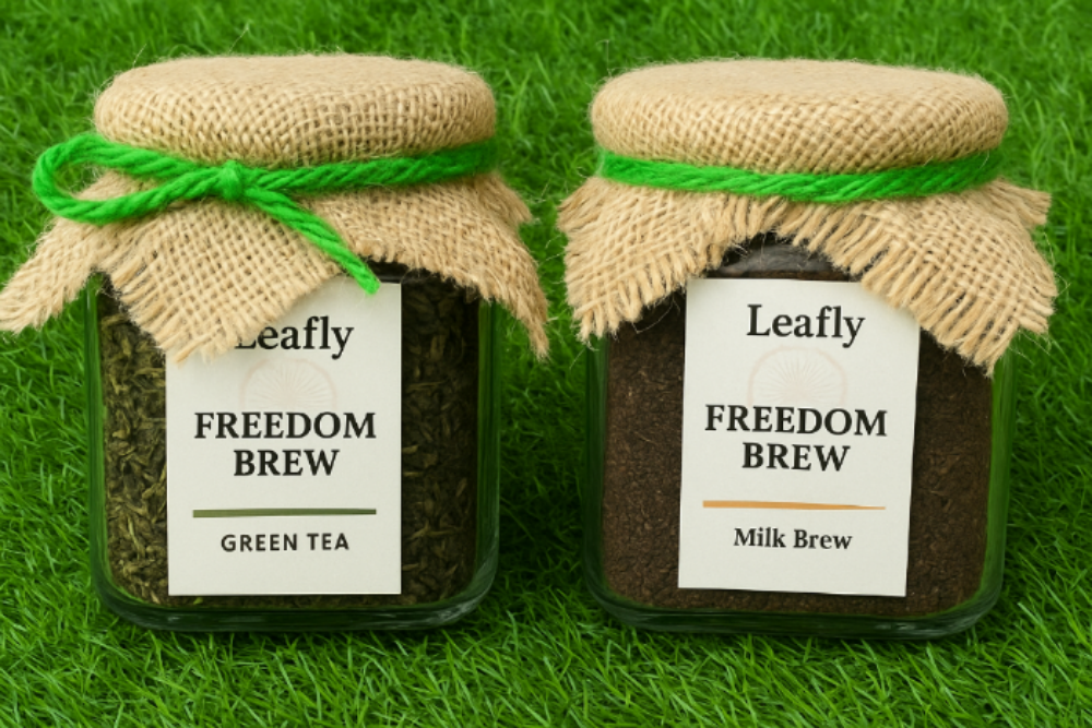 Gift the Taste of Freedom – Green Tea & Milk Brew Jars combo!